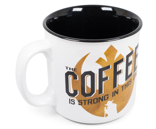 Star Wars "Coffee Is Strong In This One" Ceramic Camper Mug