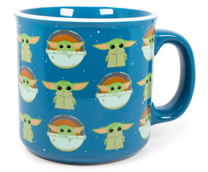 Star Wars: The Mandalorian Chibi Grogu Ceramic Camper Mug