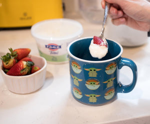 Star Wars: The Mandalorian Chibi Grogu Ceramic Camper Mug