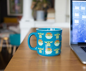 Star Wars: The Mandalorian Chibi Grogu Ceramic Camper Mug