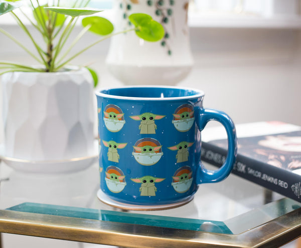 Star Wars: The Mandalorian Chibi Grogu Ceramic Camper Mug