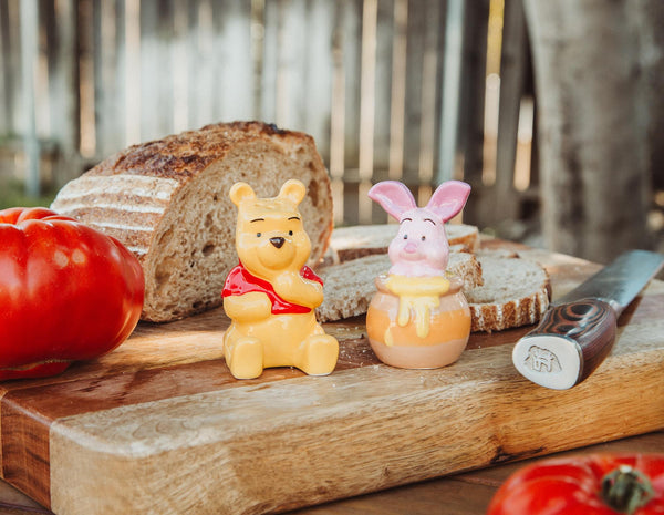 Disney Winnie The Pooh And Piglet Salt and Pepper Shakers