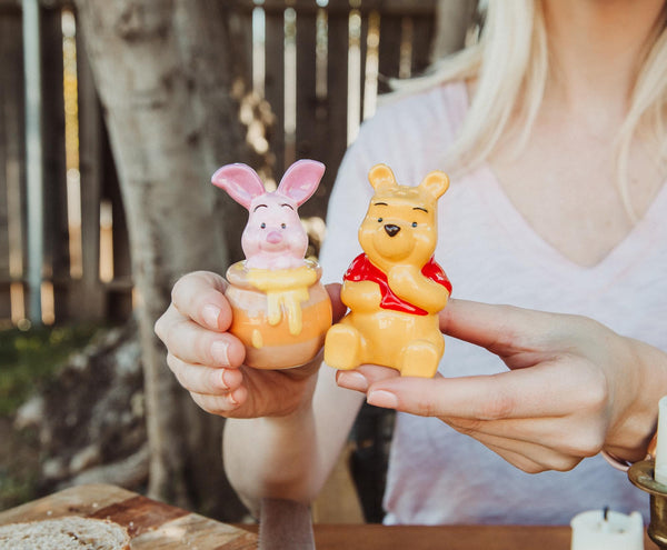 Disney Winnie The Pooh And Piglet Salt and Pepper Shakers