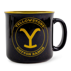 Yellowstone Dutton Ranch Ceramic Camper Mug