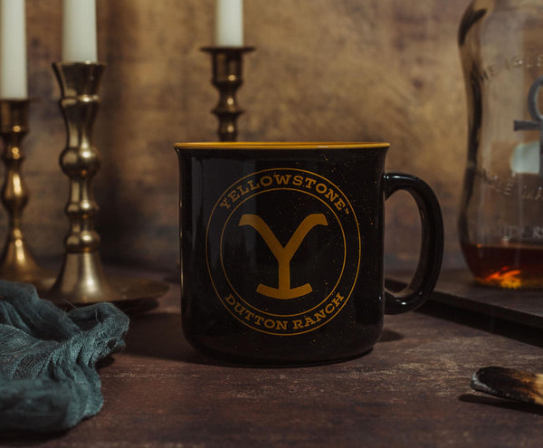 Yellowstone Dutton Ranch Ceramic Camper Mug