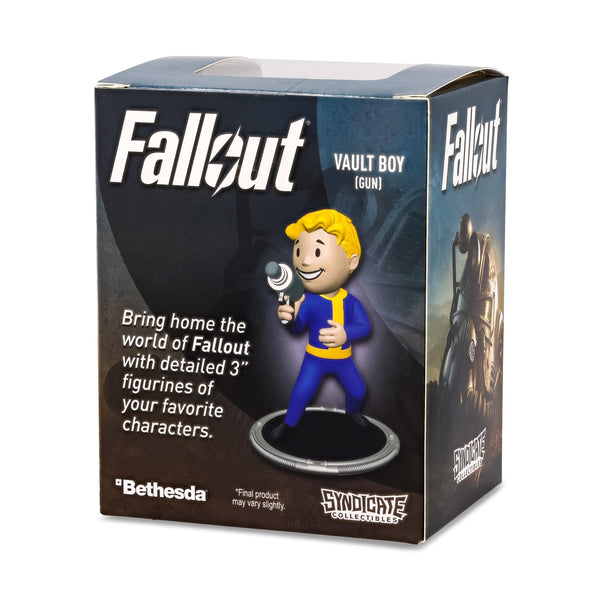 Fallout Vault Boy (Gun) 3-Inch Mini Figure