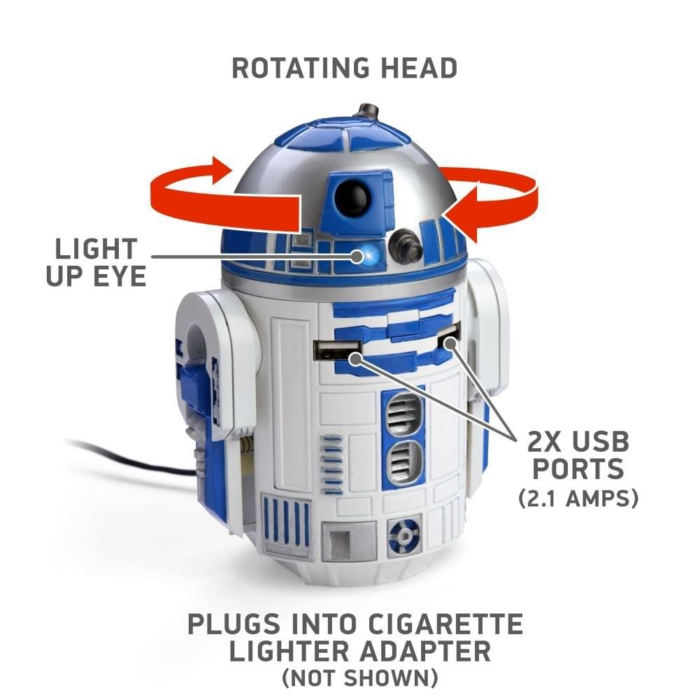 Star Wars R2-D2 USB Car Charger