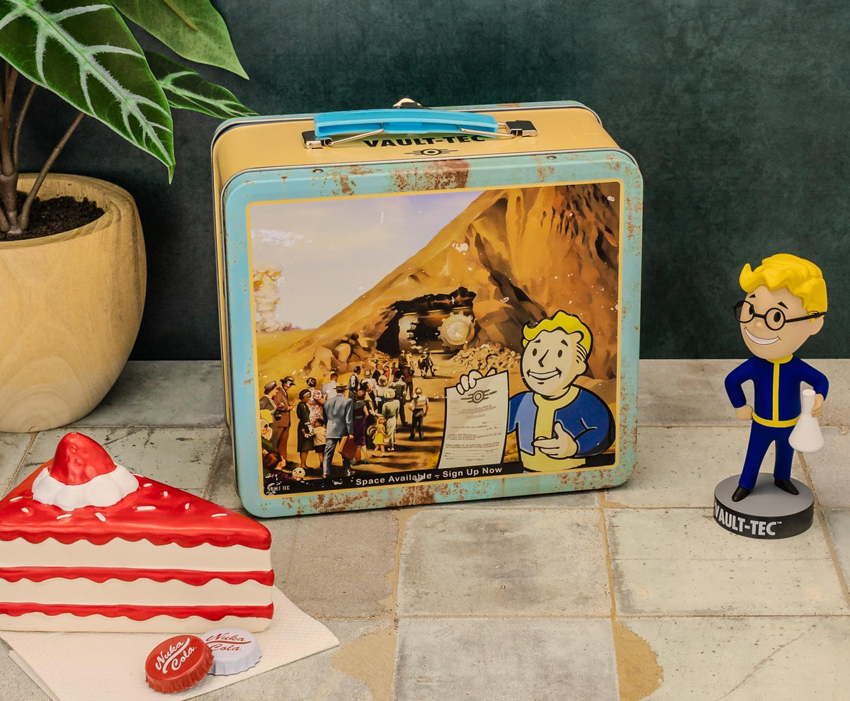 Fallout Vault-Tec "Prepare For The Future" Retro Metal Lunchbox