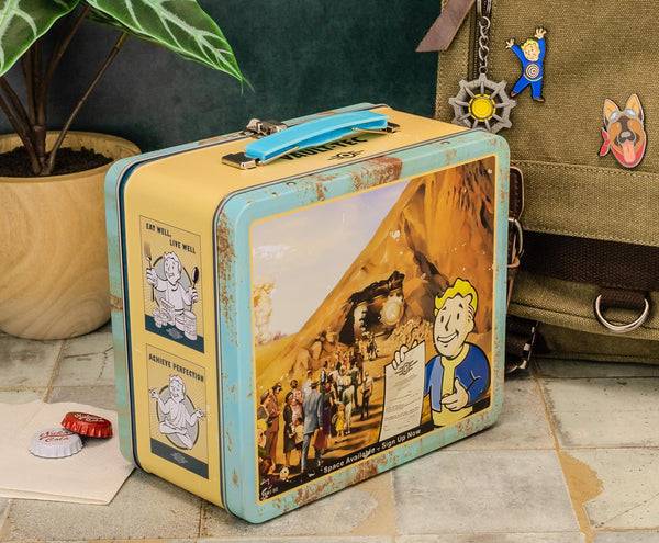 Fallout Vault-Tec "Prepare For The Future" Retro Metal Lunchbox