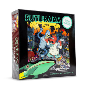 Futurama Bender vs. Zoidberg 1000-Piece Jigsaw Puzzle