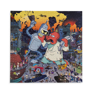 Futurama Bender vs. Zoidberg 1000-Piece Jigsaw Puzzle