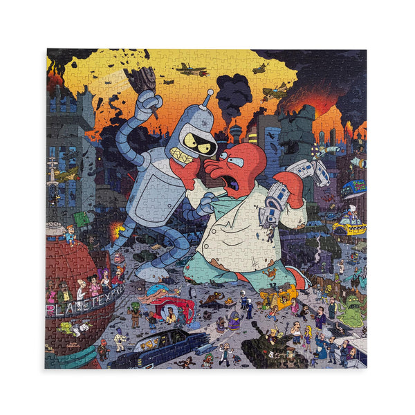 Futurama Bender vs. Zoidberg 1000-Piece Jigsaw Puzzle