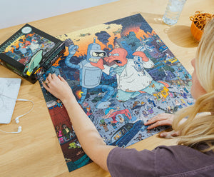 Futurama Bender vs. Zoidberg 1000-Piece Jigsaw Puzzle