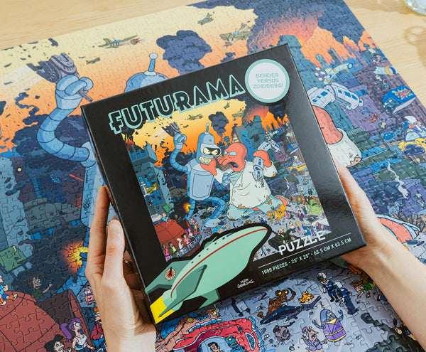 Futurama Bender vs. Zoidberg 1000-Piece Jigsaw Puzzle
