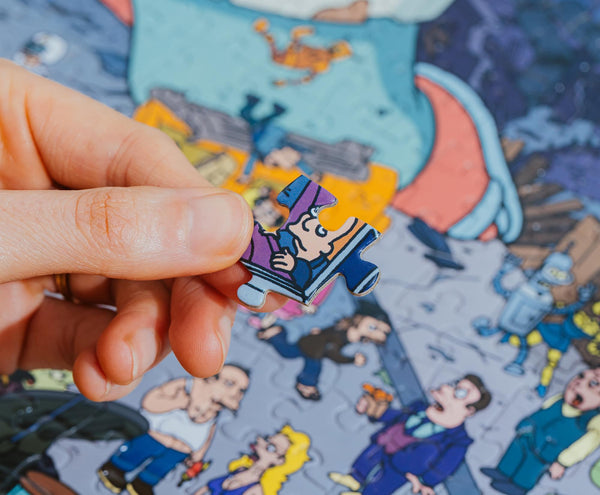 Futurama Bender vs. Zoidberg 1000-Piece Jigsaw Puzzle