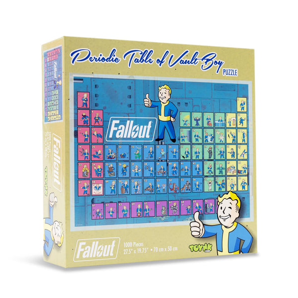 Fallout Periodic Table Of Vault Boy 1000-Piece Jigsaw Puzzle