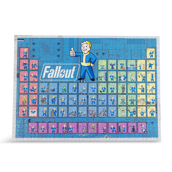 Fallout Periodic Table Of Vault Boy 1000-Piece Jigsaw Puzzle