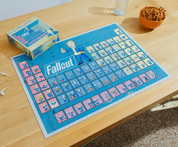 Fallout Periodic Table Of Vault Boy 1000-Piece Jigsaw Puzzle