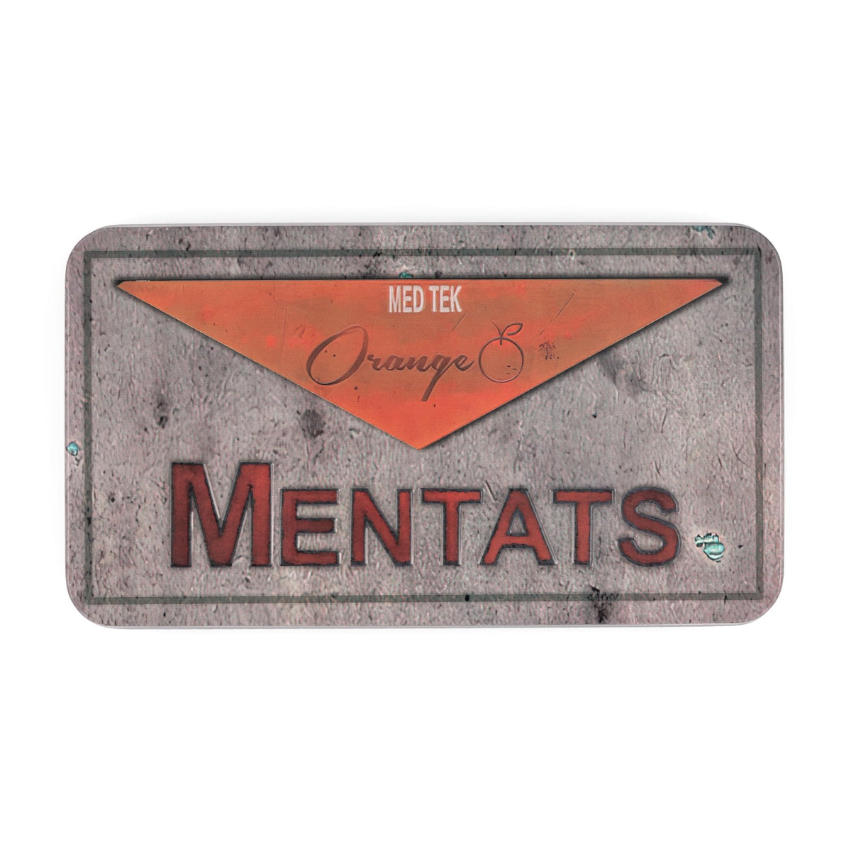 Fallout Orange Mentats Storage Tin Replica