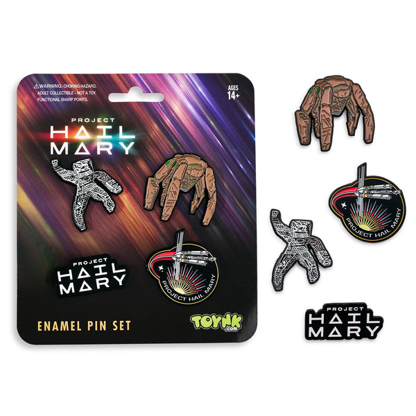 Project Hail Mary 4-Piece Enamel Pin Set