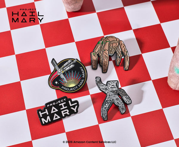 Project Hail Mary 4-Piece Enamel Pin Set