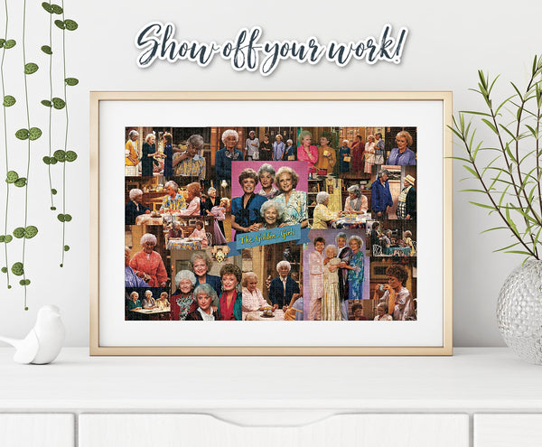 Golden Girls Collage '80s Puzzle For Adults And Kids
