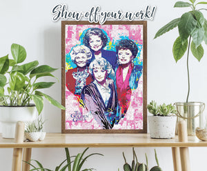 The Golden Girls Puzzle For Adults And Kids