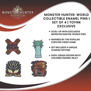 Monster Hunter: World Collectible Enamel Pins