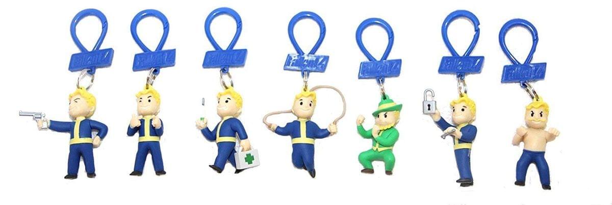 Fallout 4 Blind Bag Vault Boy Backpack Hangers Set - 3 Random