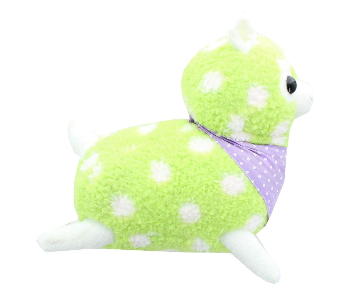 Alpaca 12-Inch Plush w/ Bandana - Pastel Green