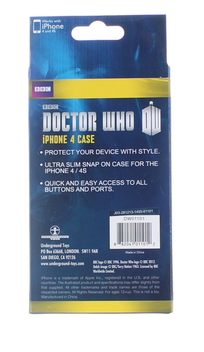 Underground Toys Dr Who Tardis Collectible Cell Phone Snap Case For iPhone  4 NEW