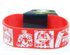 Doctor Who Rubber Wristband Comic Strip Red