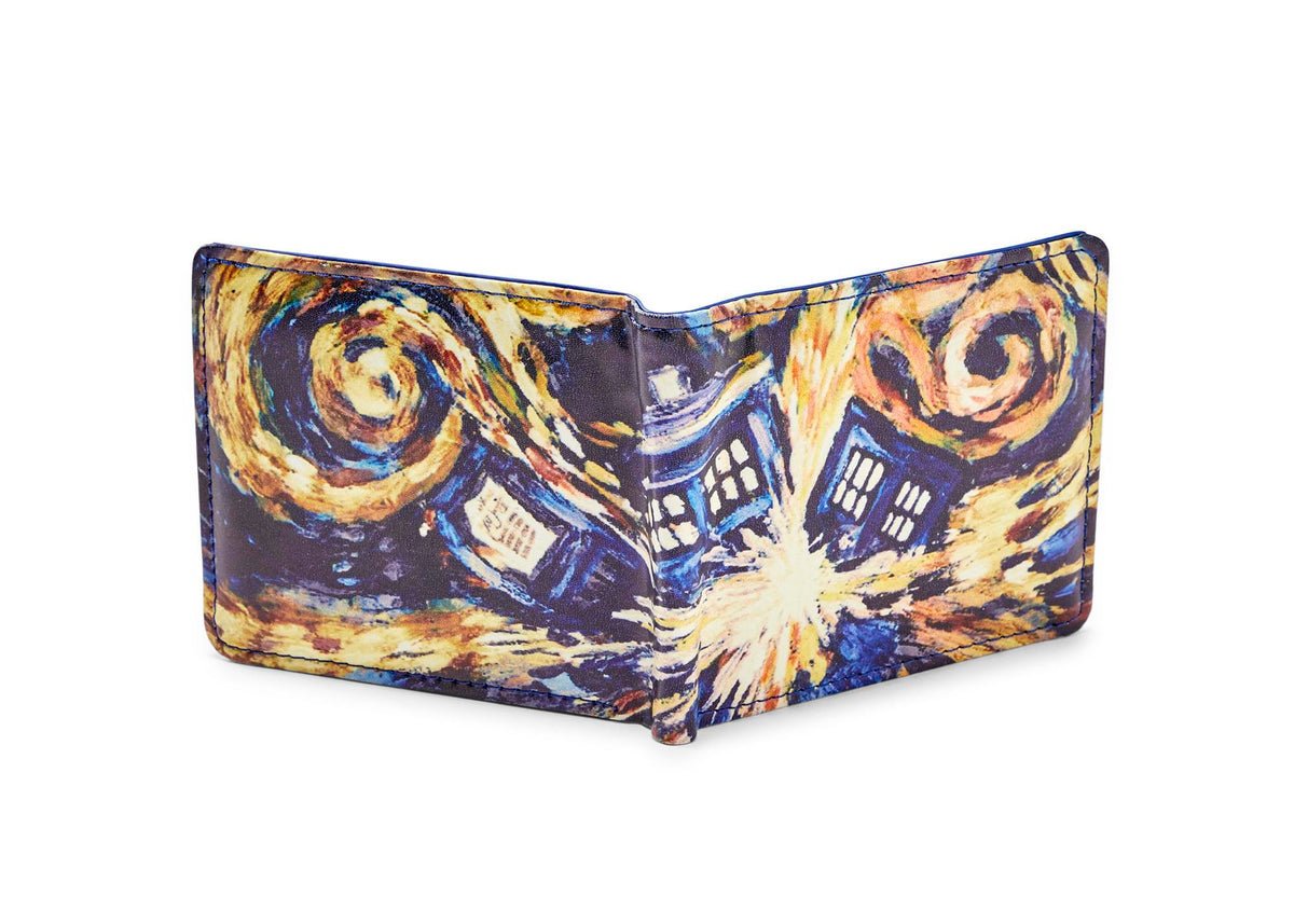 Doctor Who Bi-Fold Wallet Van Gogh Exploding TARDIS