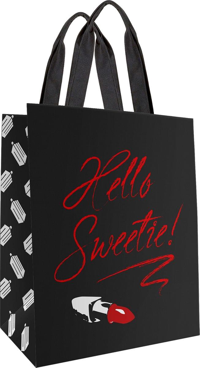 Doctor Who Large Tote Bag Hello Sweetie (Black)