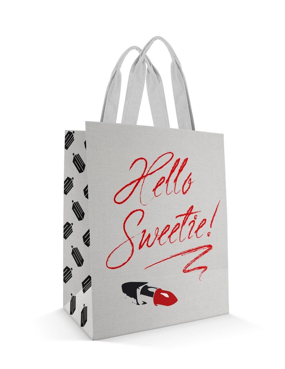 Doctor Who Large Tote Bag Hello Sweetie