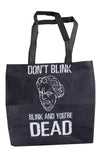 Doctor Who Large Tote Bag: Don’t Blink/ Blink And You're Dead