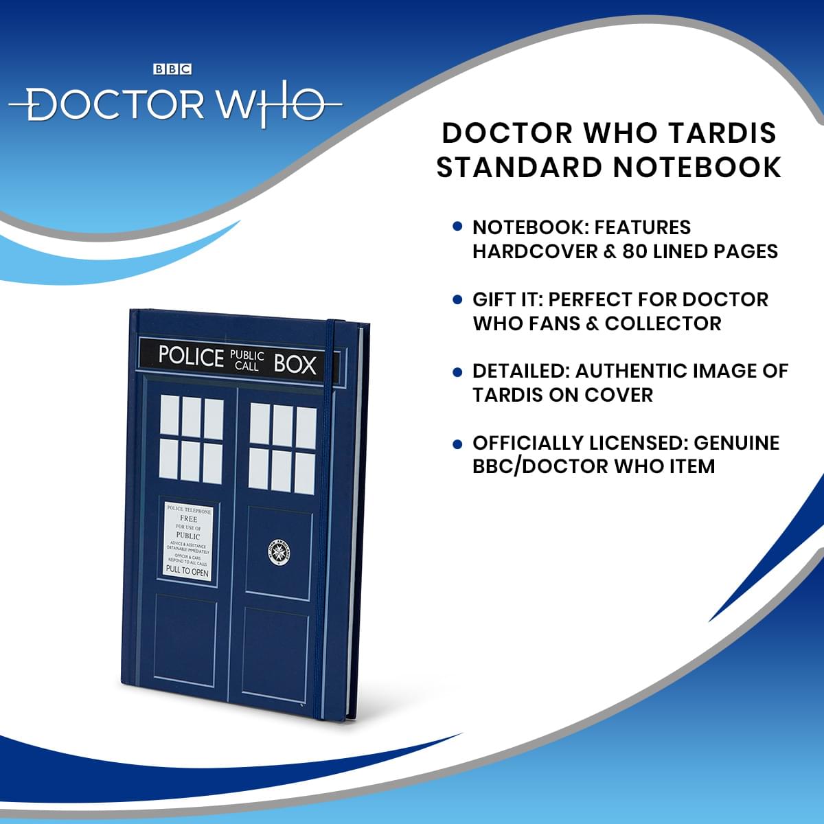 Doctor Who TARDIS Standard Notebook