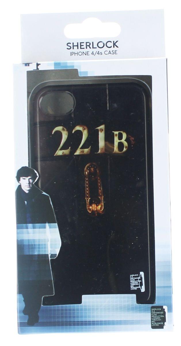 Sherlock Holmes iPhone 4 Hard Snap Case 221B
