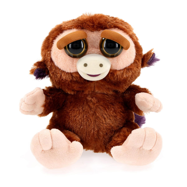 Feisty Pets 8" Plush, Grandmaster Funk the Monkey (Sly Grin)