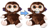 Feisty Pets 8" Mixed Emotions Plush Bundle: Grandmaster Funk the Monkey x2