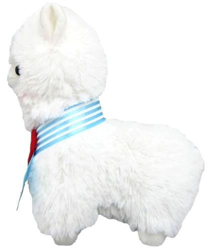 Llama Sweet Heart Alpaca 12" Plush White