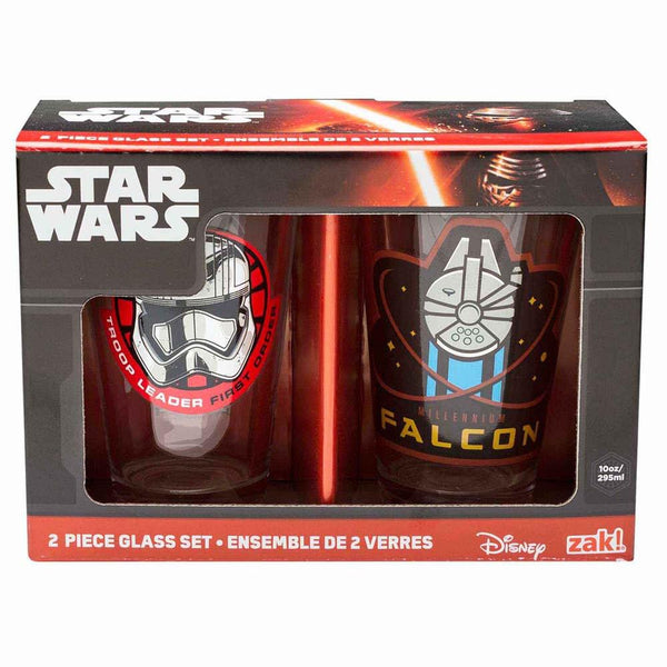 Star Wars: The Force Awakens 10 oz. Glass Tumbler Set of 2