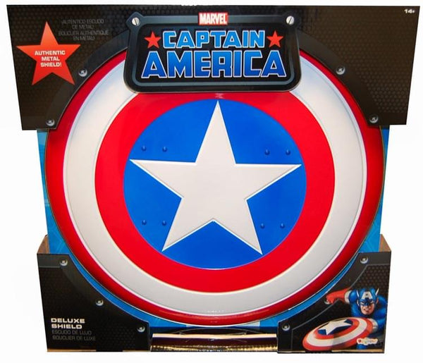 Captain America Deluxe Superhero Metal Shield Costume Accessory