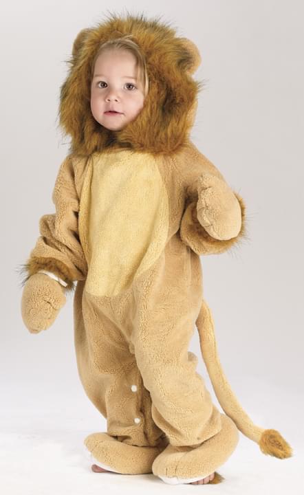 Fuzzy Tail Lion Costume Baby 6-12 Months