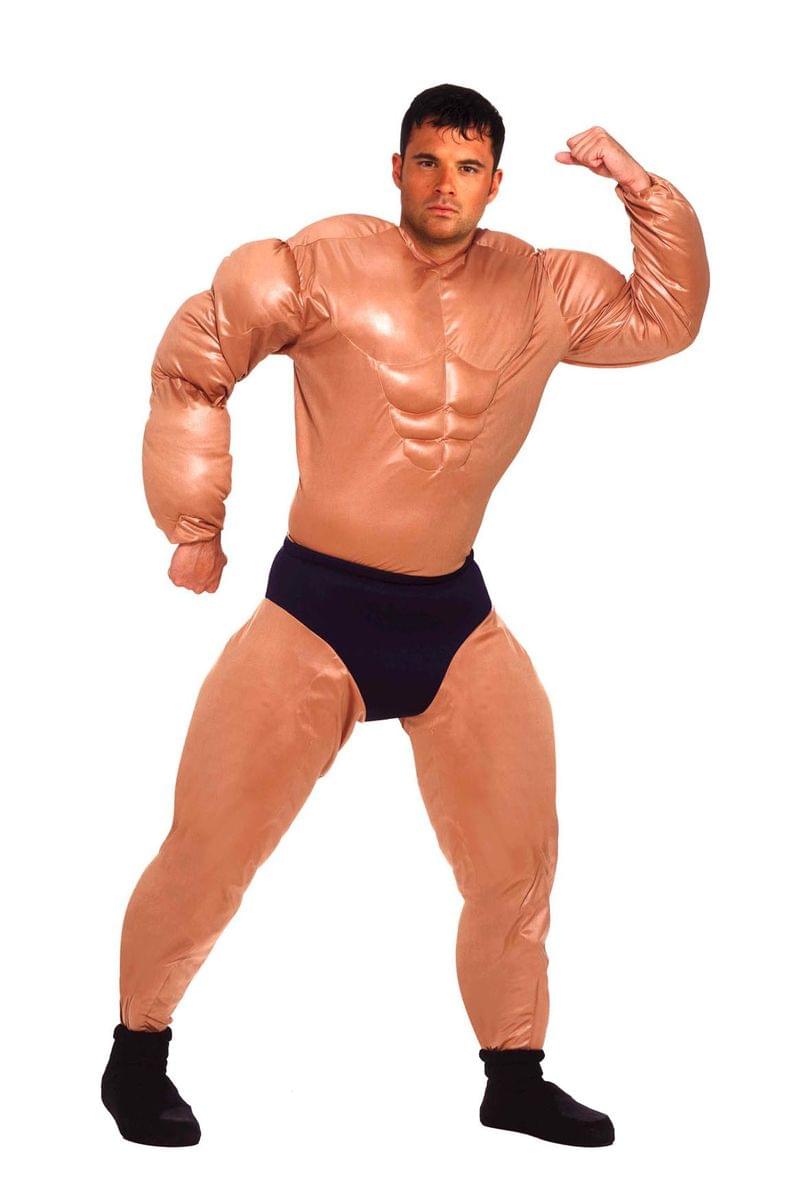 Mr. Muscles Padded Suit Costume Adult