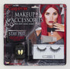 Gothic Vampiress Costume Make Up & Accessories Kit