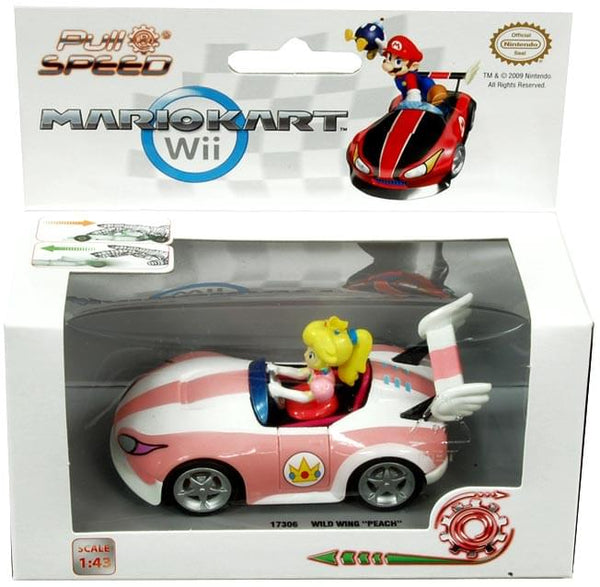 Super Mario Brothers Nintendo Wii Pull And Speed Kart Peach