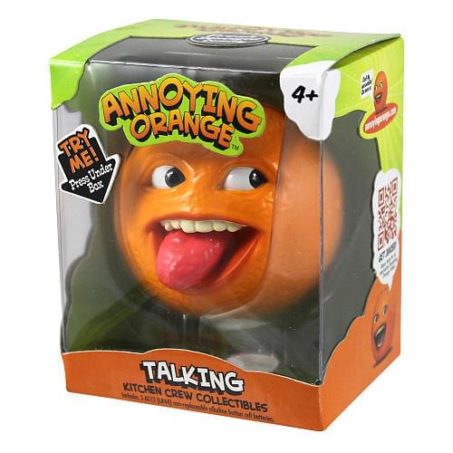 Annoying Orange 4" Talking PVC Figure: Nyah Nyah Orange