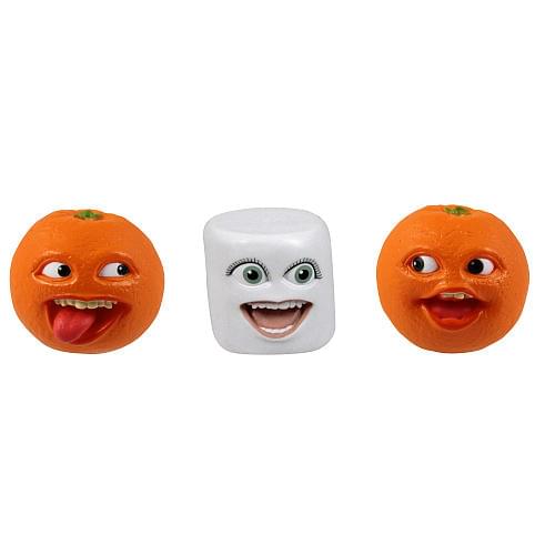 Annoying Orange Mini 3Pack Nyah Nyah Orange, Whoa Orange & Marshmallow
