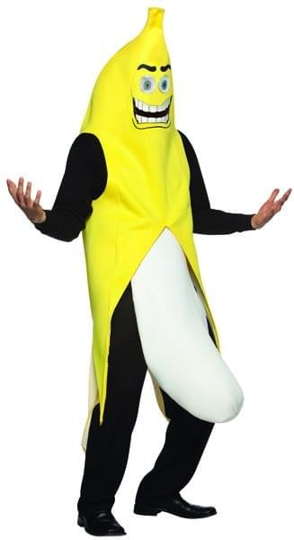 Banana Peel Flasher Funny Costume Adult Standard